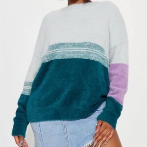 Fashion Nova Braelyn Fuzzy Sweater